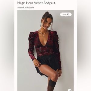 NWT Free People Magic Hour bodysuit